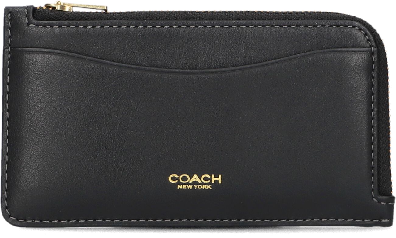 Coach Portemonnee
Dames New York Zip, Materiaal: Leer, Kleur: Zwart