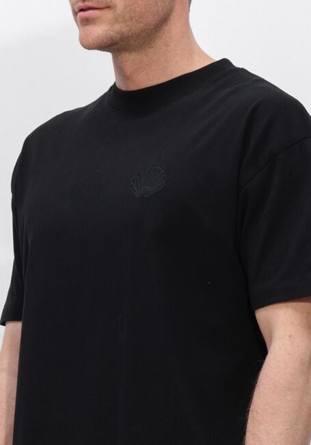 Zwarte NEW AMSTERDAM SURF ASSOCIATION T-shirt CHOP TEE BLACK - large