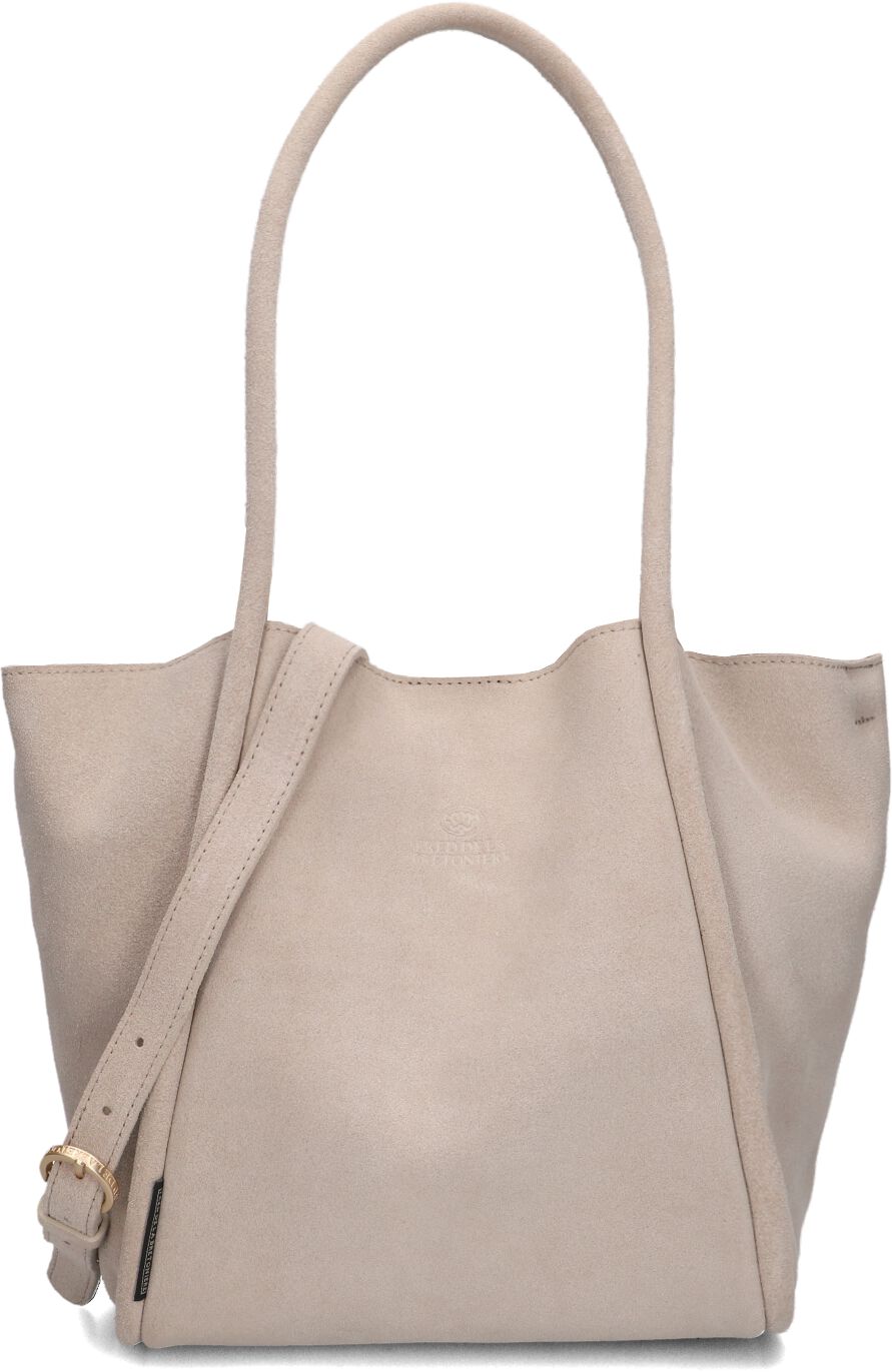 Fred de la Bretoniere Schoudertas
Dames Nalani Shoulderbag Suede, Materiaal: Suède, Kleur: Ecru afbeelding 1
