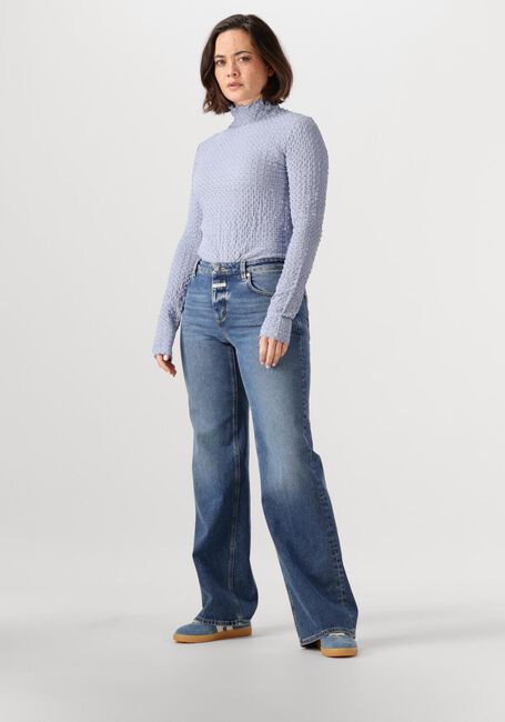 Blauwe DANTE6 Trui ZANE STRUCTURED LAYERING TOP - large