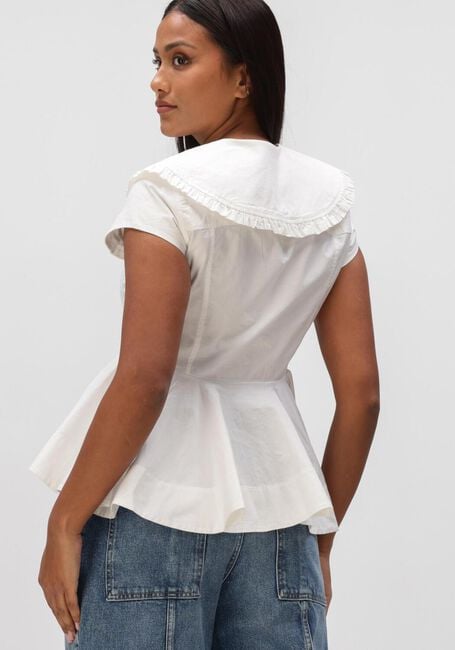 Witte GANNI Tops & T-shirts PETER PAN COLLAR SHIRT - large