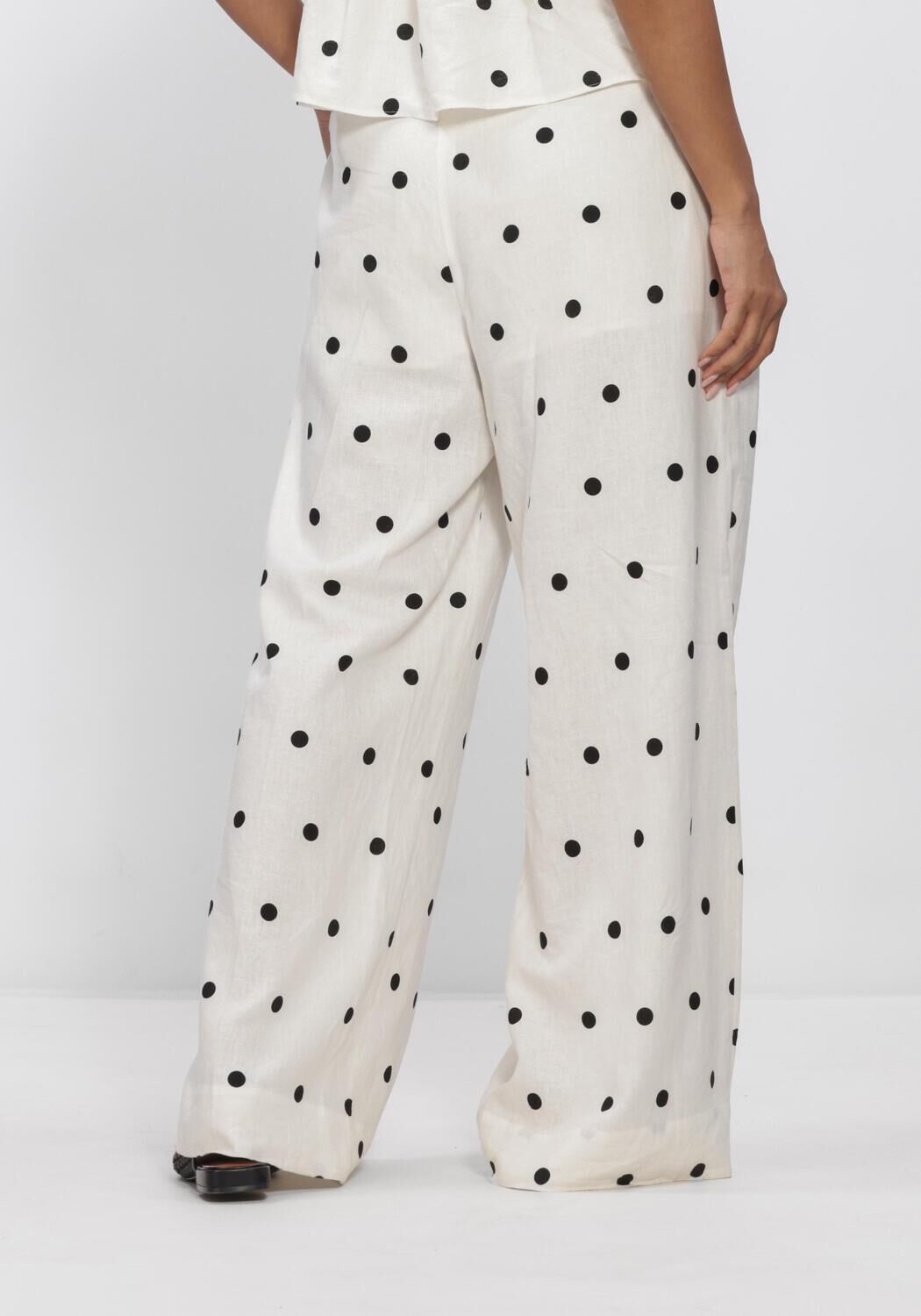 Witte SECOND FEMALE Broeken SALLIY TROUSERS - large