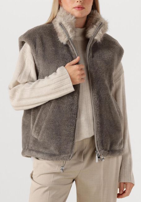 Taupe MARC CAIN COLLECTION Bodywarmer ZC 37.01 W63 - large