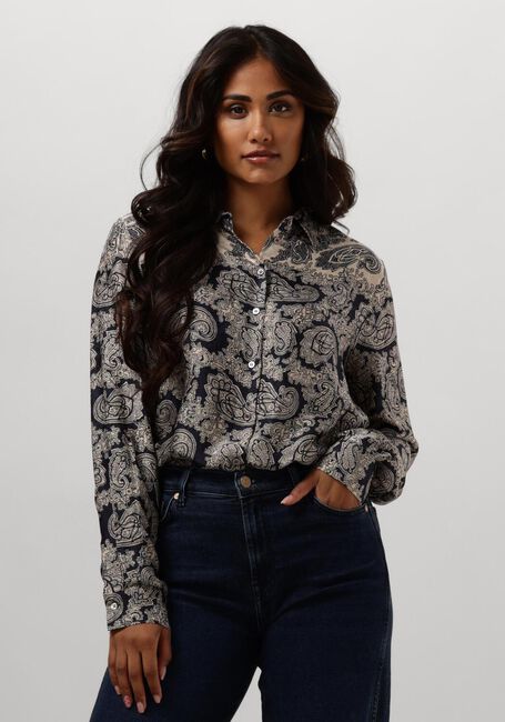 Blauwe MOS MOSH Blouses EIKE INVERT SHIRT - large