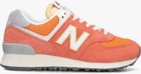 Oranje NEW BALANCE Lage sneakers U574 D - medium