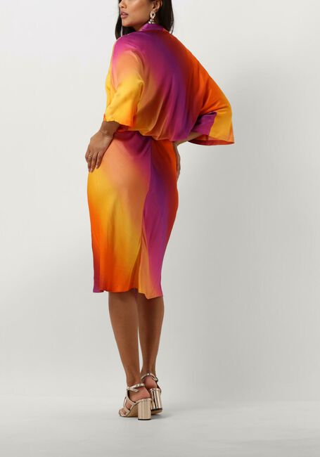 Oranje JANICE Midi jurk JESSE - large