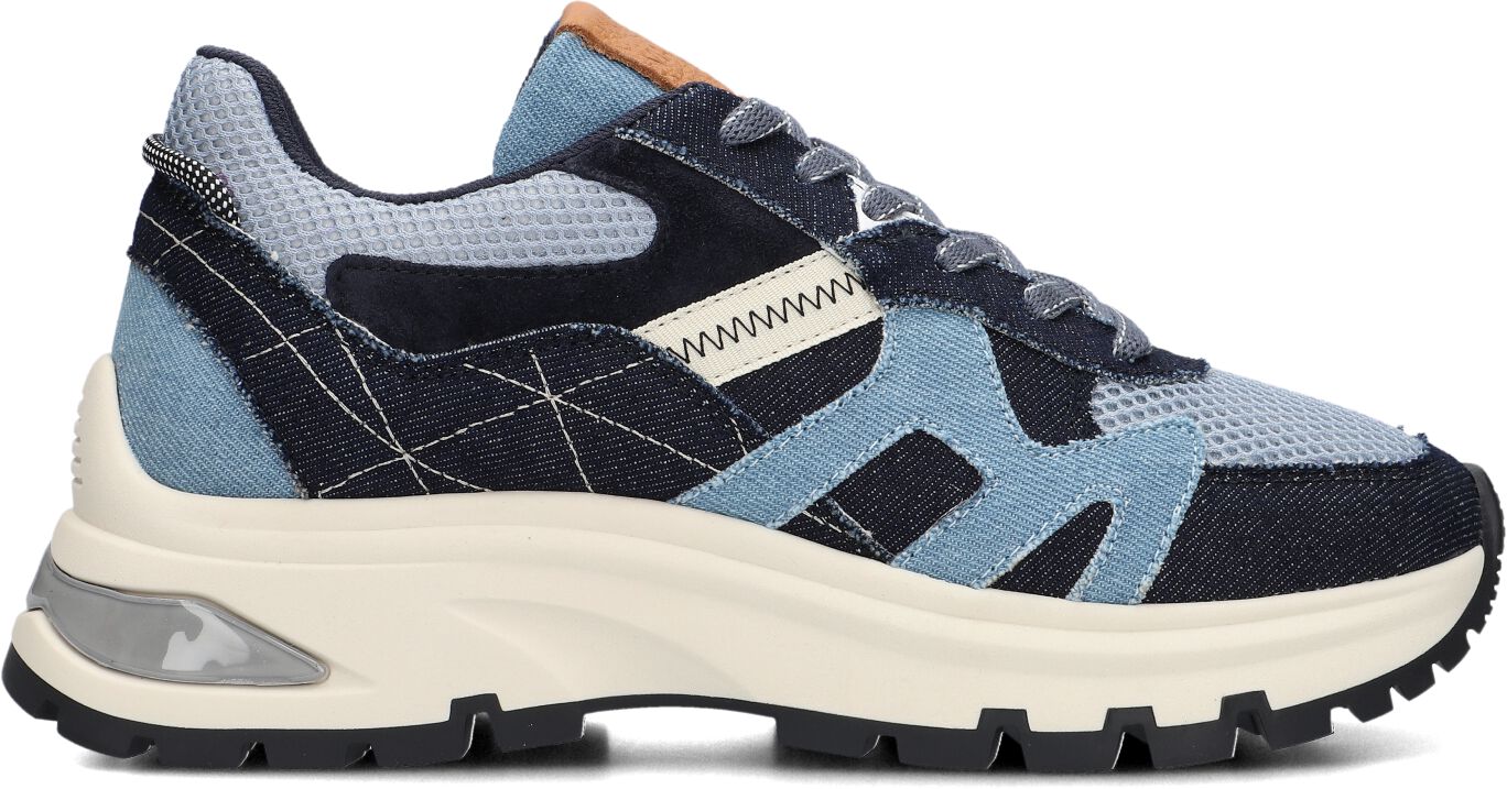 VIA VAI Lage Sneakers Dames Liz Finley, Maat: 36, Materiaal: Textiel, Kleur: Blauw