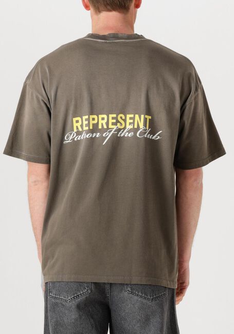 Grijze REPRESENT T-shirt PATRON OF THE CLUB T SHIRT - large