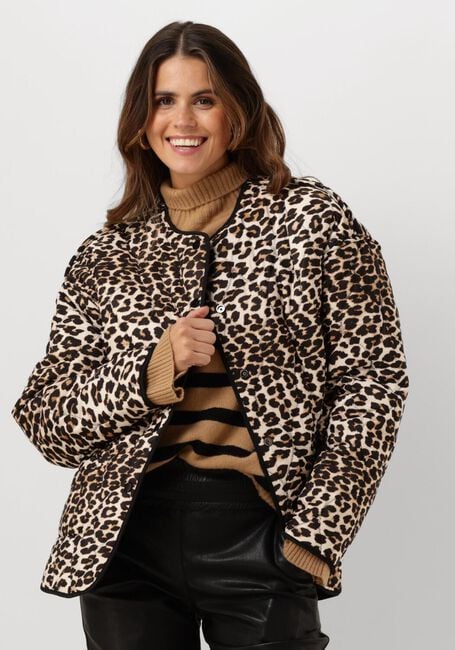 Zwarte SUNCOO Faux fur jas EVAN - large