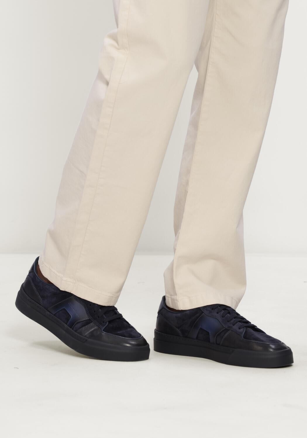 Blauwe SANTONI Lage sneakers DBS-SPORT-D-GEUU60 - large