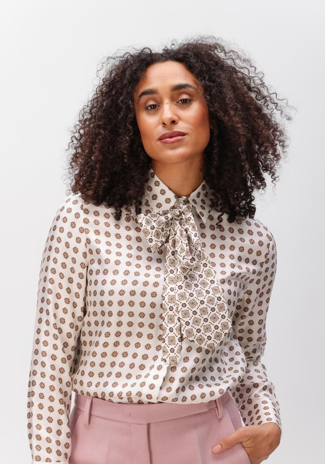 Creme DOROTHEE SCHUMACHER Blouses GRAPHIC DREAMS BLOUSE - large