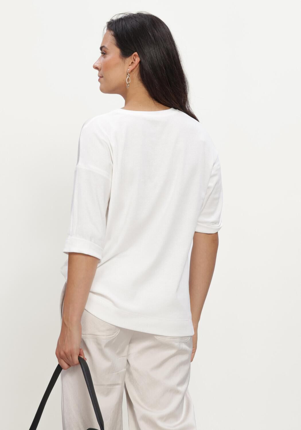 Witte MARC CAIN ESSENTIALS T-shirt +E 55.01 J29 - large