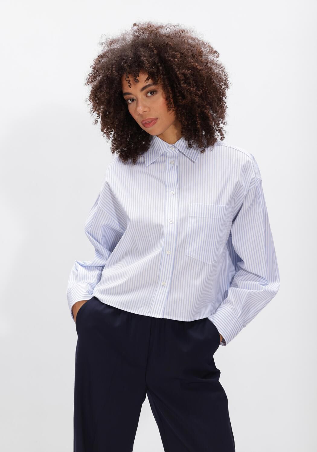 Lichtblauwe MAX MARA Blouses EDEN - large