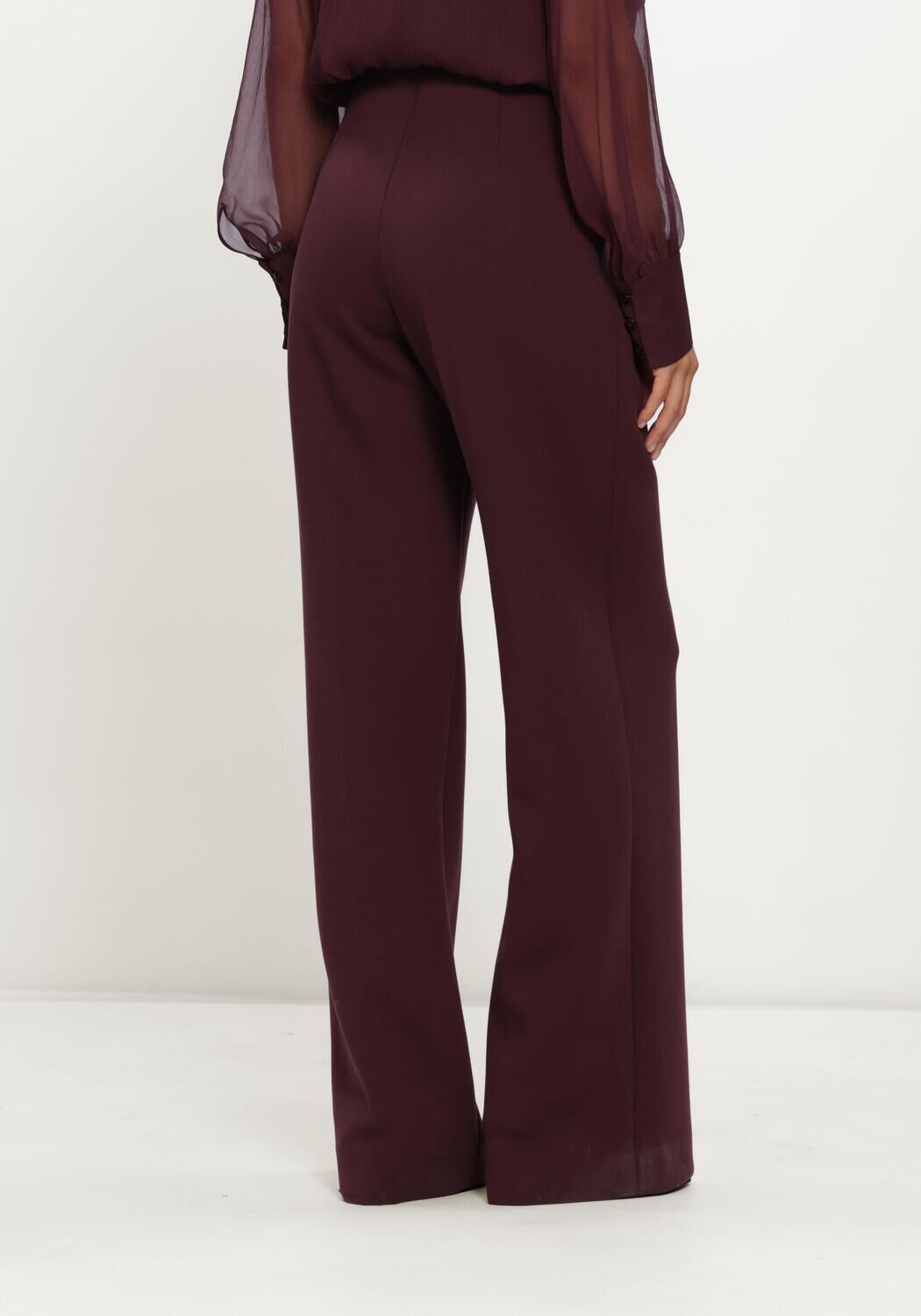 Bordeaux NATAN Wijde broek PANTALON DROIT - large