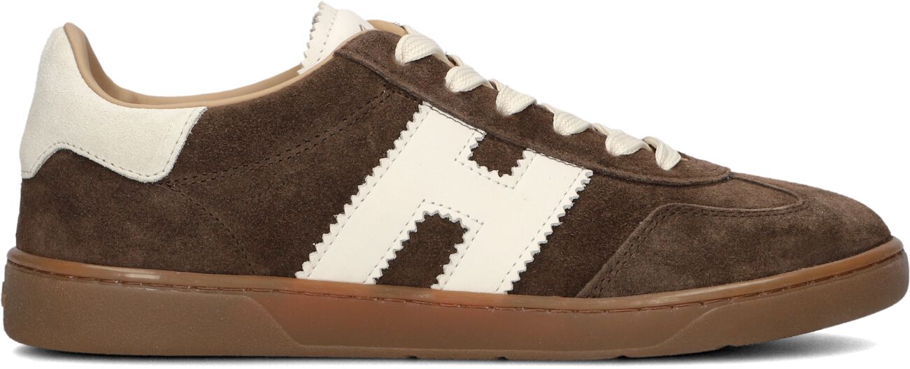 HOGAN Lage Sneakers Dames Cool Allacciato H Maat: 36 Materiaal: Suède Kleur: Bruin
