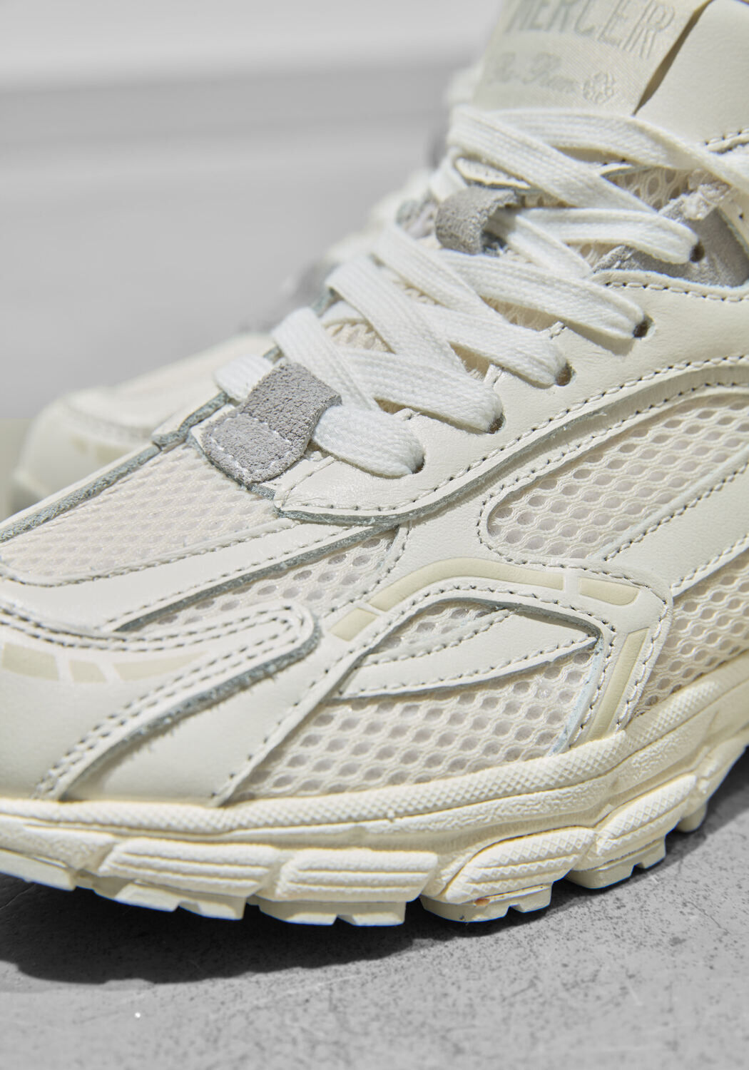 Witte MERCER AMSTERDAM Lage sneakers THE RE-RUN VINTAGE PREMIUM - large