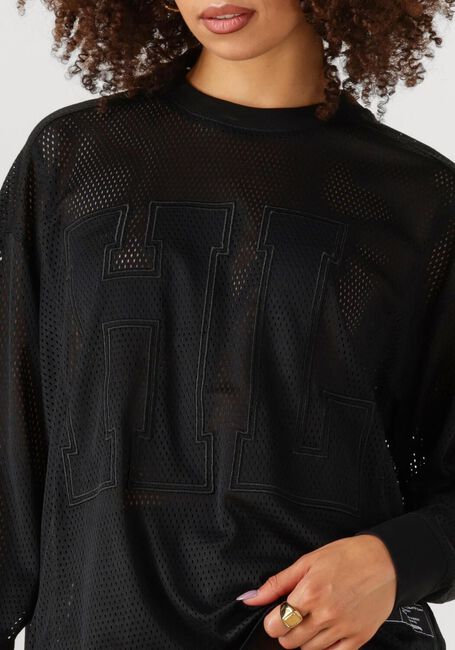 Zwarte HAUTE L'AMITIÉ Tops & T-shirts DRIFT LS SPORTS BLOUSE - large