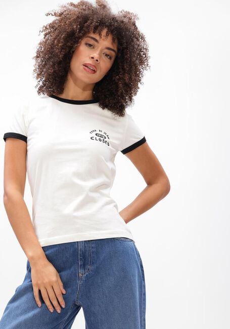 Ecru CLOSED T-shirt SLIM T-SHIRT - large