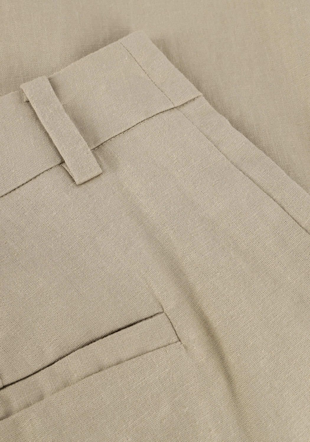 Groene GESTUZ Broeken GZIZZA LINEN MW SHORT - large