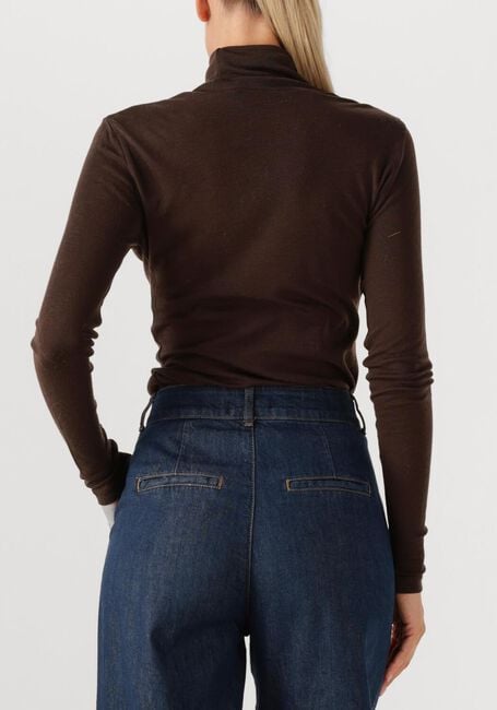 Bruine GESTUZ Coltrui GZNINIA WOOL ROLLNECK - large