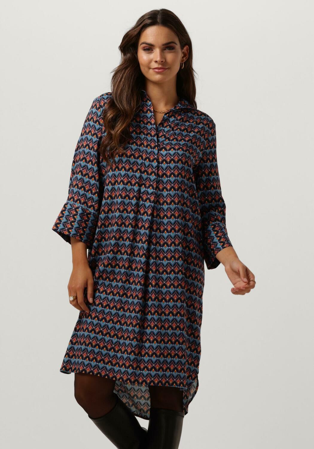 Dea Kudibal Mini Jurk Dames Kamille Ev, Maat: L, Kleur: Blauw