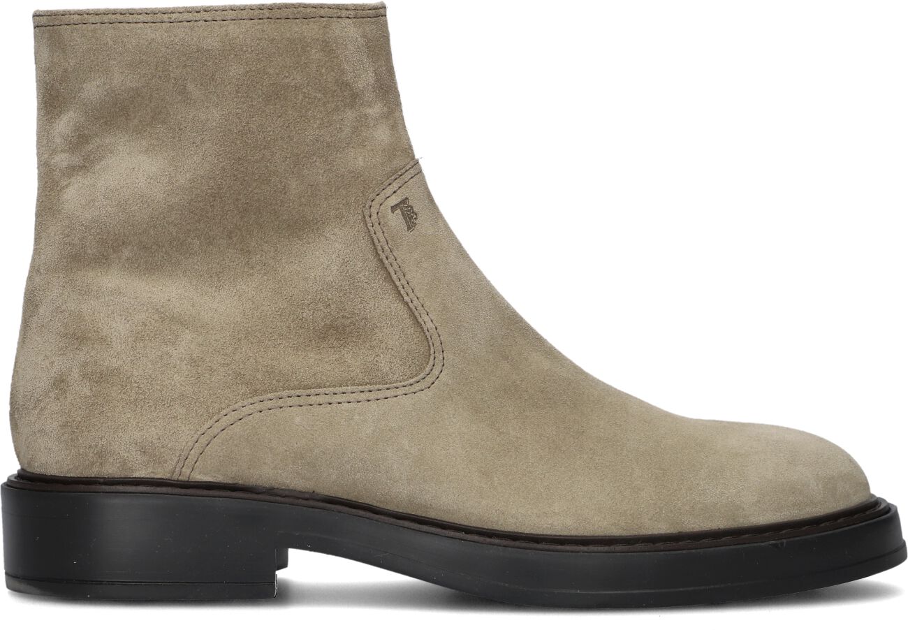 Tod's Enkelboots Heren Xxm61k0hm10, Maat: 39, Materiaal: Suède, Kleur: Grijs