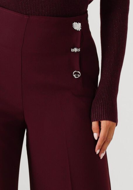 Paarse CAROLINE BISS Wijde broek 4573 - large