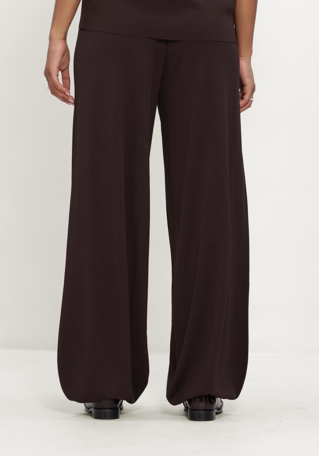 Bruine HERSKIND Pantalon CLARK KNIT PANTS - large