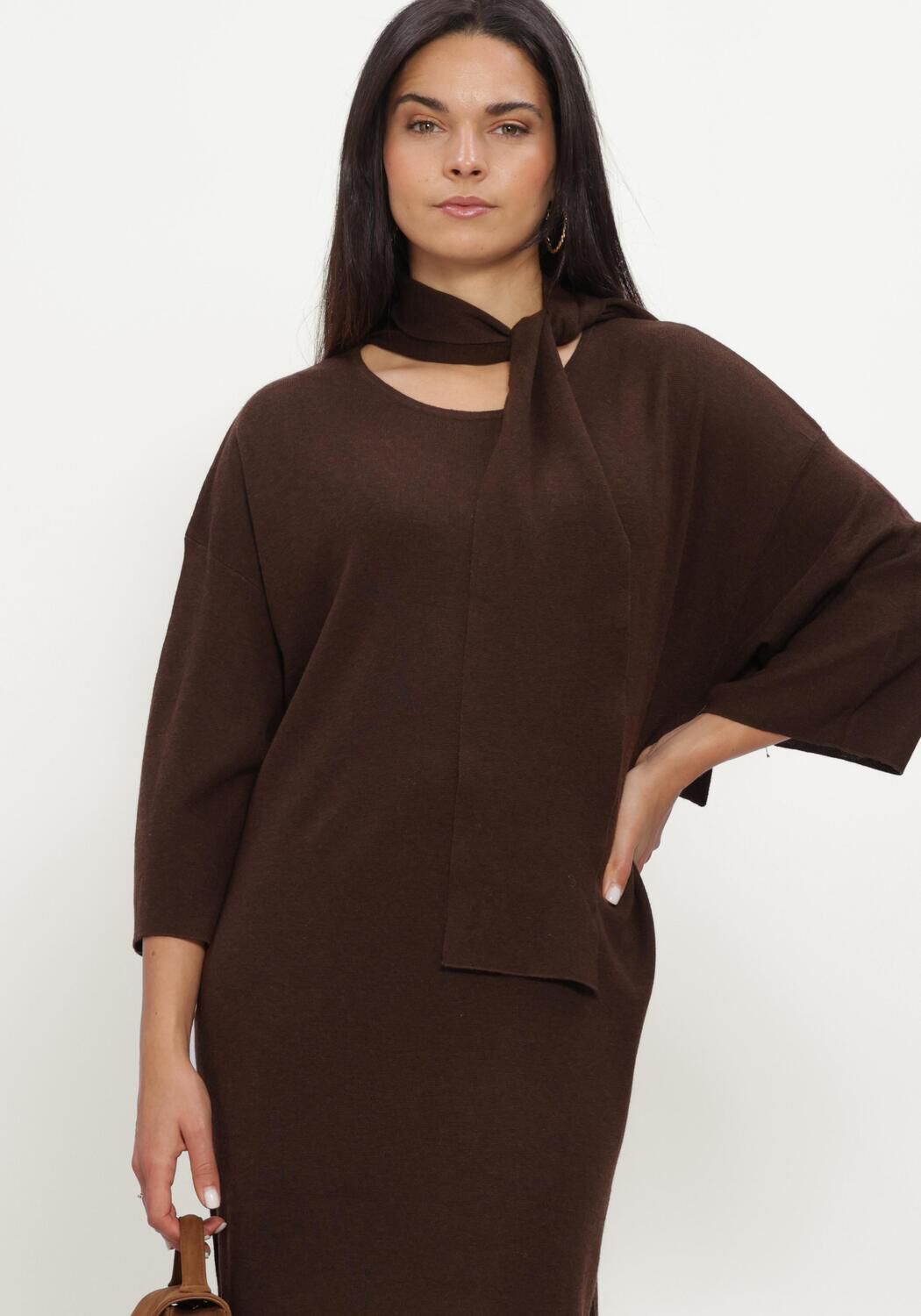 Bruine AIMEE THE LABEL Jurken CANNESW6 DRESS - large