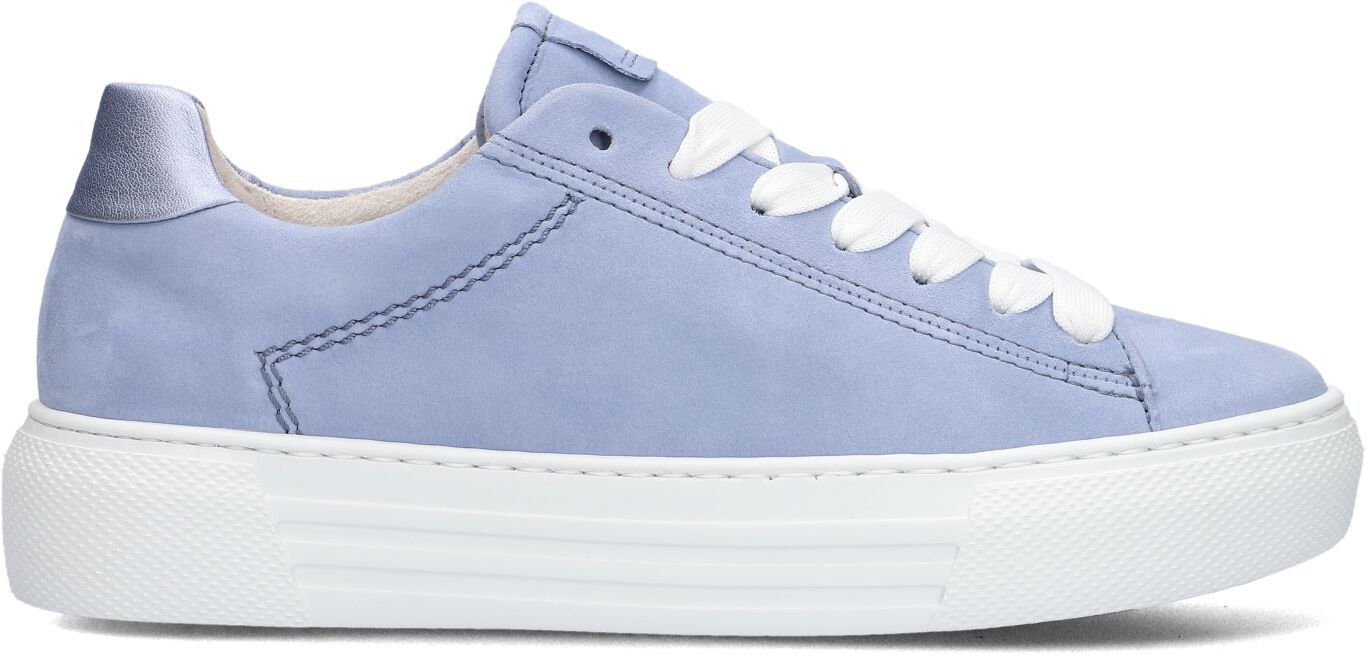 Gabor Lage Sneakers Dames 460.1, Maat: 36, Materiaal: Suède, Kleur: Blauw