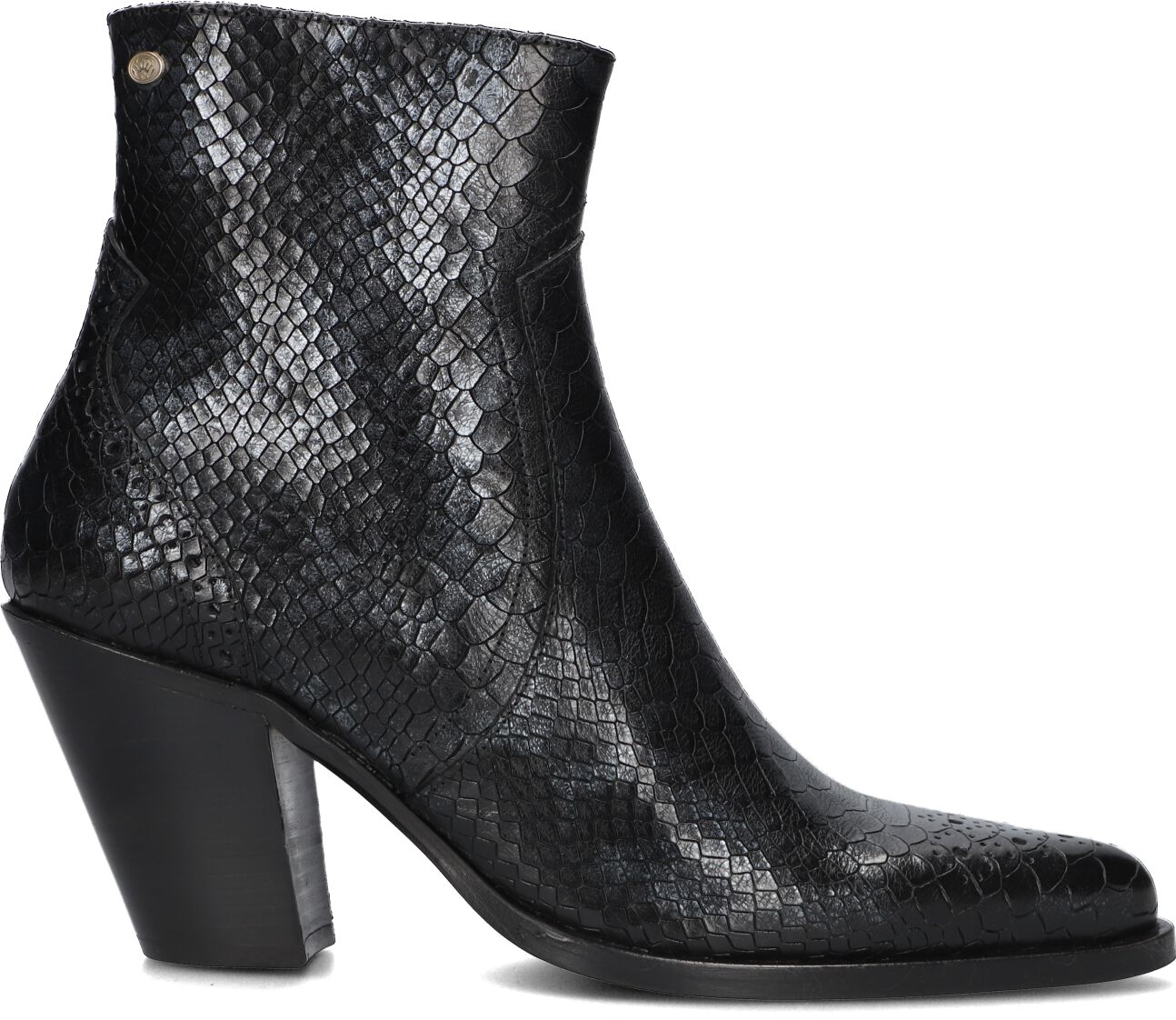 Fred de la Bretoniere Enkellaarsjes
Dames Blaire Ankle Boot, Maat: 41, Materiaal: Leer, Kleur: Zwart