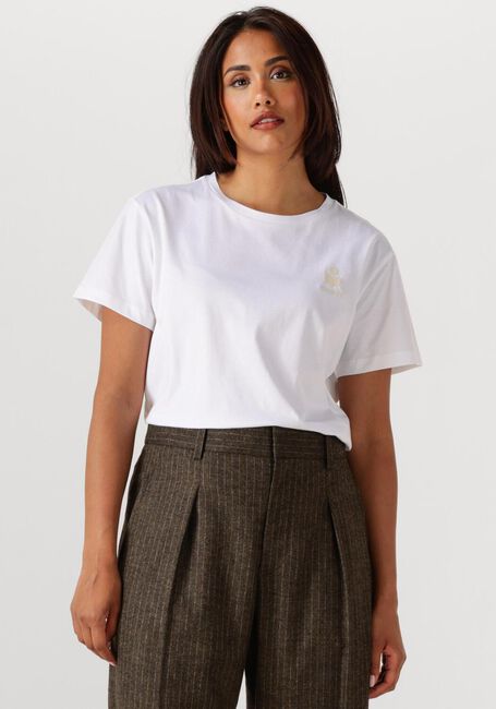 Witte MARANT ETOILE T-shirt ABY-GZ 23PTS0070FA - large