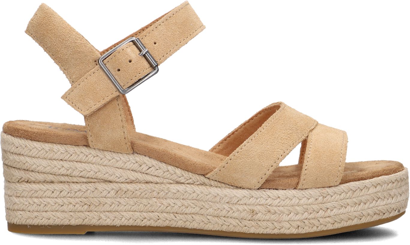 Toms Sandalen
Dames Audrey, Maat: 39, Materiaal: Suède, Kleur: Camel