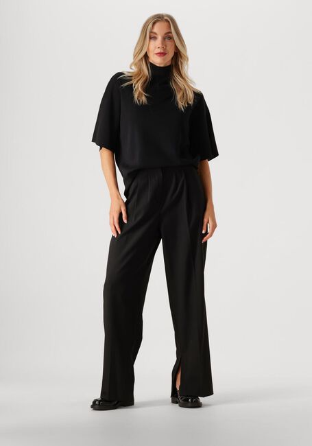 Zwarte HERSKIND T-shirt BRITTANY KNIT T-SHIRT - large