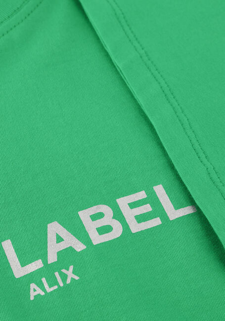 Groene ALIX THE LABEL T-shirt LADIES KNITTED THE LABEL T-SHIRT - large