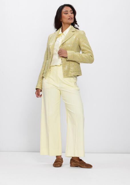 Butter yellow LUISA CERANO Wijde broek 638896/3715-00 - large