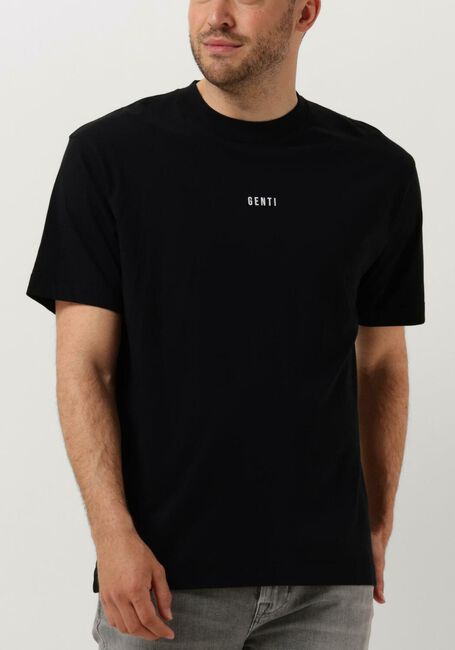 Zwarte GENTI T-shirt J9079-1223 - large