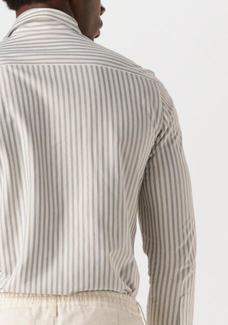 Taupe PROFUOMO Klassiek overhemd SHIRT X-CUTAWAY SC SF JAPANESE KNITTED - large