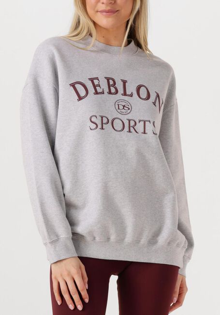 Lichtgrijze DEBLON SPORTS Sweater LILOU SWEATER - large