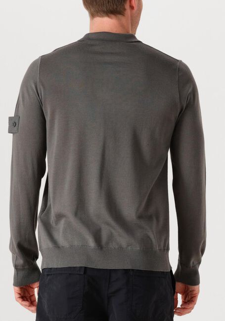 Donkergrijze STONE ISLAND Trui LS POLO - large