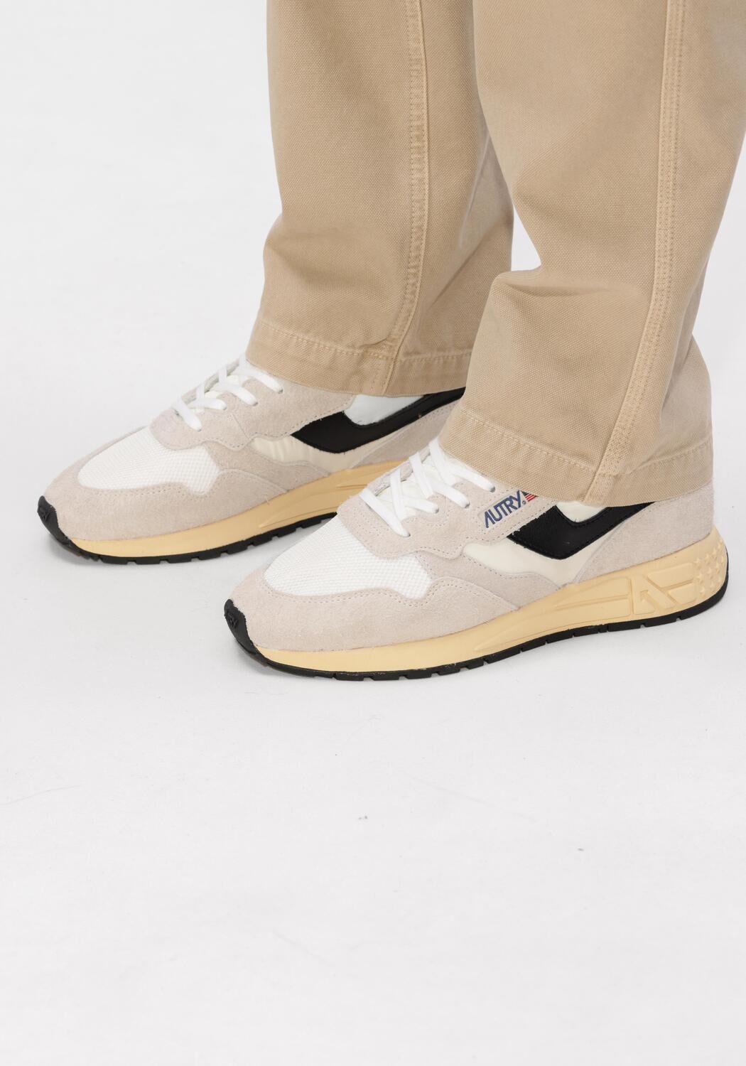 Beige AUTRY Lage sneakers REELWIND LOW MAN - large