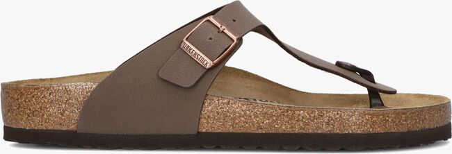 bruine birkenstock teenslippers gizeh heren
