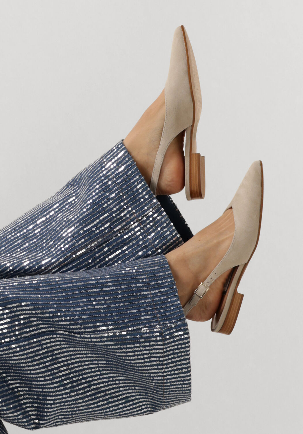 Beige NOTRE-V Slingbacks 08-231 - large