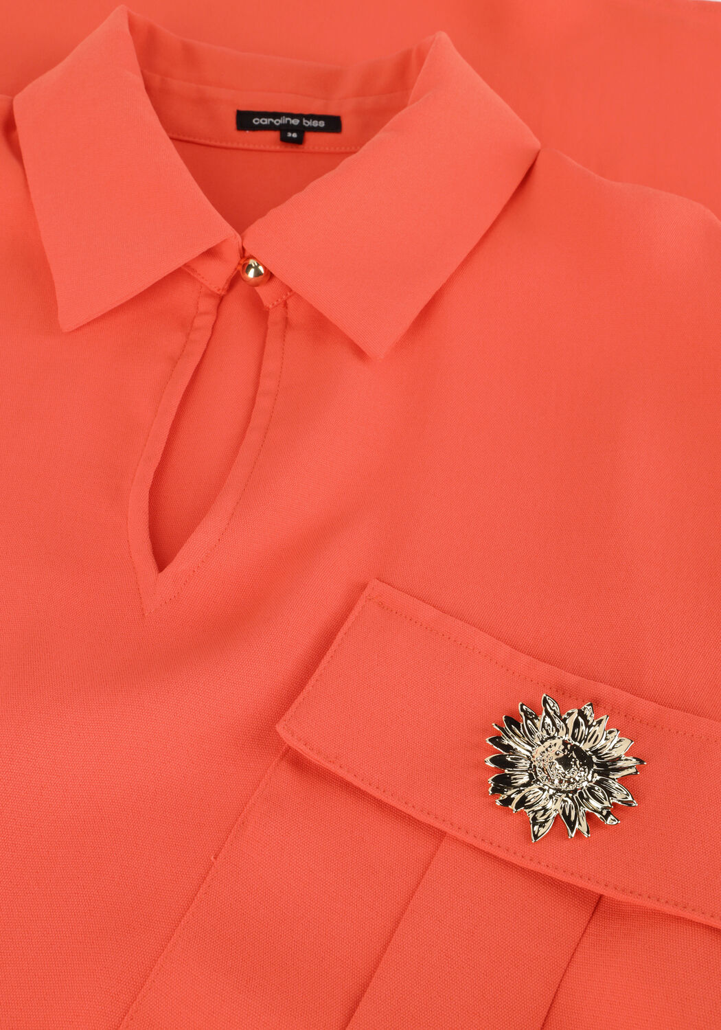 Oranje CAROLINE BISS Mini jurk 1120 - large