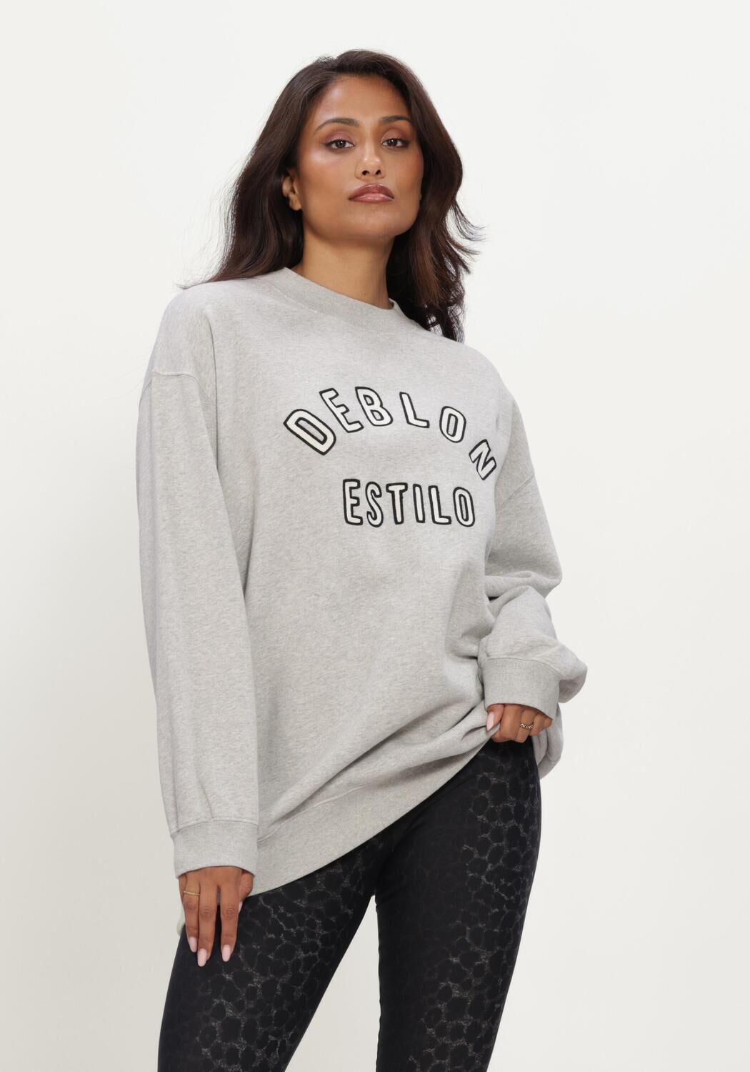 Grijze DEBLON SPORTS Sweater PEYTON SWEATER - large