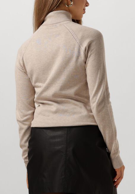 Beige SUMMUM Coltrui TURTLE NECK SWEATER SOFT VISCOSE POLYAMIDE KNIT - large
