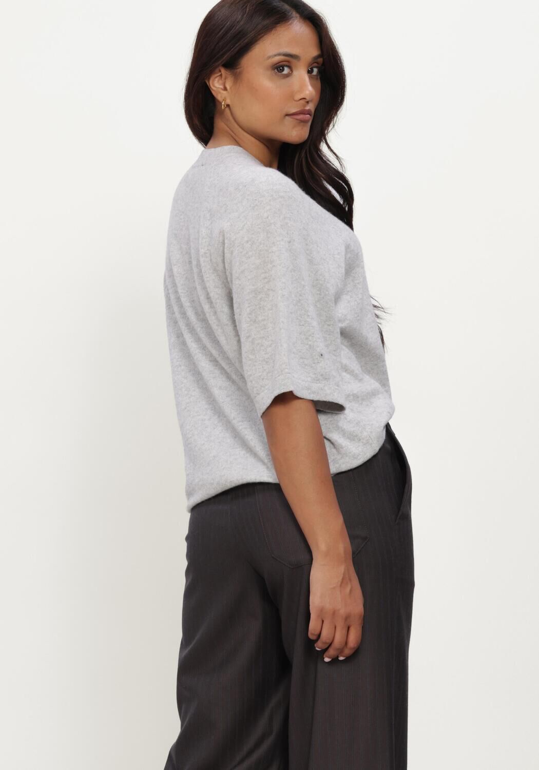Blauwe ABSOLUT CASHMERE T-shirt LEANA - large
