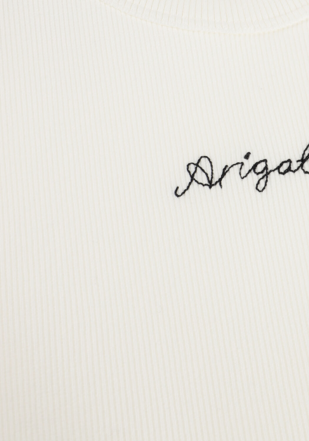 Witte AXEL ARIGATO Trui SCOOP RIBBED TANK - large