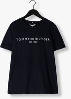 Donkerblauwe TOMMY HILFIGER T-shirt REC CORP LOGO C-NK - medium