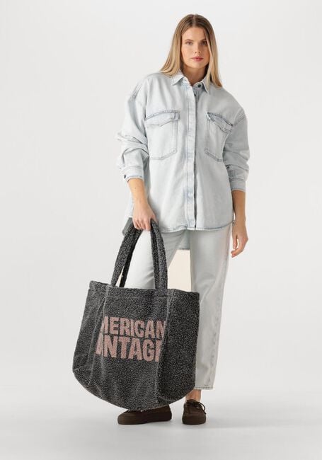 Lichtblauwe AMERICAN VINTAGE Blouses JOYBIRD-B - large